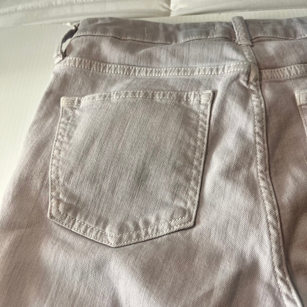 Pilcro and the Letterpress High-Rise Bootcut Jeans Lavender Purple Raw Hem 28 - Picture 5 of 6